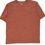 Carhartt T-Shirt - XL Red Cotton