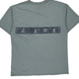 Made In USa Disney Graphic T-Shirt - Large Grey Cotton