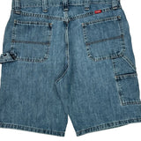 Wrangler Carpenter Shorts - 36W 10L Blue Cotton