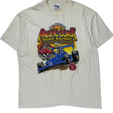 Pacific Coast Road Racing Championship Hanes Single Stitch T-Shirt - XL White Cotton