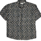 Summa Short Sleeve Shirt - Medium Multicoloured Silk