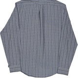 Ralph Lauren Striped Shirt - Large Grey Cotton