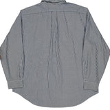 Ralph Lauren Striped Shirt - Large Blue Cotton