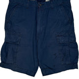 Levis Cargo Cargo Shorts - 36W 11L Blue Cotton