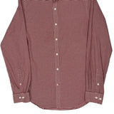 Tommy Hilfiger Checked Shirt - Medium Red Cotton
