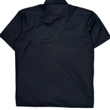 Dickies Short Sleeve Shirt - Large Black Polyester Blend