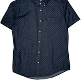 Tommy Hilfiger Short Sleeve Shirt - XL Blue Cotton