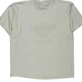 Indianapolis Hard Rock Cafe Graphic T-Shirt - XL White Cotton