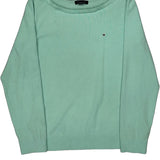 Tommy Hilfiger Jumper - Large Green Cotton