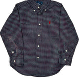 Age 4 Ralph Lauren Checked Shirt - 2XS Blue Cotton