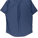 Tommy Hilfiger Short Sleeve Shirt - Large Blue Cotton