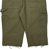 Carhartt Carpenter Shorts - 33W 12L Green Cotton