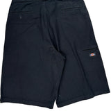 Dickies Chino Shorts - 31W 10L Black Cotton Blend
