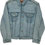 Levis Denim Jacket - Large Light Wash Cotton