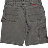 Wrangler Carpenter Shorts - 36W 10L Grey Cotton