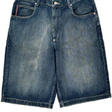 Phat Farm Denim Shorts - 36W 14L Blue Cotton