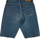 No C.O.D. Unbranded Graphic Denim Shorts - 30W 11L Blue Cotton