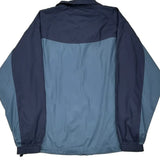 Vintage Reebok Windbreaker - Large Blue Polyester