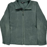 The North Face Fleece Jacket - 2XL Green Polyester