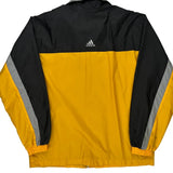 Vintage Adidas Windbreaker - Large Yellow Polyester