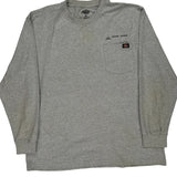 Adams Bickel Dickies Long Sleeve T-Shirt - XL Grey Cotton Blend