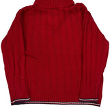 Age 5 Tommy Hilfiger 1/4 Zip - XS Red Cotton