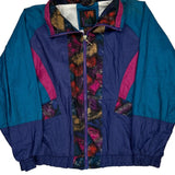 1980'S New York Classics Shell Jacket - Small Blue Nylon