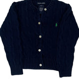 Age 3 Ralph Lauren Cardigan - XS Navy Cotton