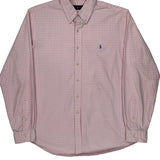 Ralph Lauren Checked Shirt - XL Pink Cotton