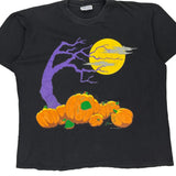 Halloween Lillian Single Stitch T-Shirt - Large Black Cotton