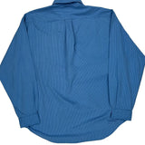 Vintage Tommy Hilfiger Striped Shirt - Large Blue Cotton