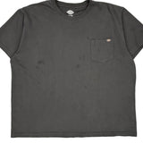 Dickies T-Shirt - 2XL Gray Cotton
