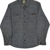 Dickies Striped Shirt - XL Blue Cotton