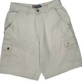 Chaps Ralph Lauren Cargo Shorts - 28W 9L Cream Cotton