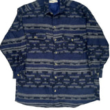 Northwoods Patterned Shirt - XL Blue Acrylic