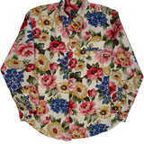 Liz Wear Floral Hawaiian Shirt - Small Multicoloured Polyester