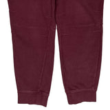 Armani Exchange Joggers - Large Burgundy Cotton Blend