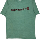 Carhartt T-Shirt - Medium Green Cotton Blend