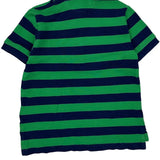Age 3 Polo By Ralph Lauren Striped Polo Shirt - 2XS Green Cotton