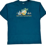 H.L Miller Single Stitch T-Shirt - 2XL Blue Cotton