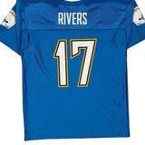 Los Angeles Chargers Nfl Jersey - Large Blue Polyester