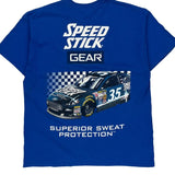 Superior Sweat Protection Unbranded Nascar T-Shirt - XL Blue Cotton