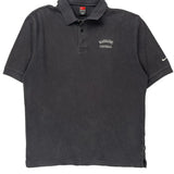 Vintage Warhawk Nike Football Polo Shirt - Large Grey Cotton