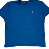Polo By Ralph Lauren T-Shirt - 2XL Blue Cotton