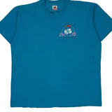 San Diego Ca Chillers Fruit Of The Loom Single Stitch T-Shirt - XL Blue Cotton
