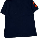 Age 5 Polo By Ralph Lauren Graphic Polo Shirt - Small Navy Cotton