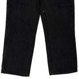 Dickies Double Knee Carpenter Trousers - 32W 30L Black Cotton