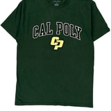 Cal Poly Champion College T-Shirt - Medium Green Cotton