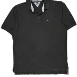 Tommy Hilfiger Polo Shirt - XL Black Cotton