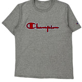 Champion T-Shirt - Large Grey Cotton